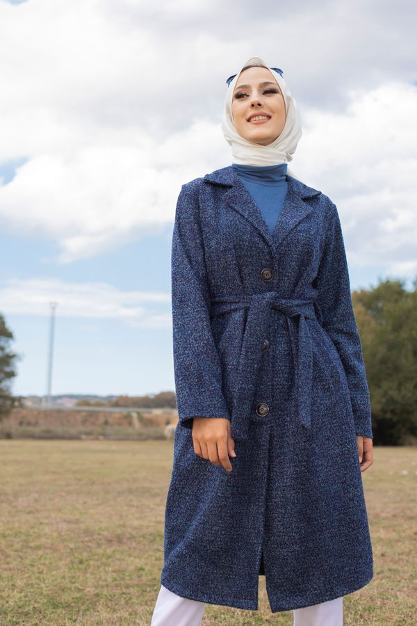 9077 CEKET Mavi - 9077