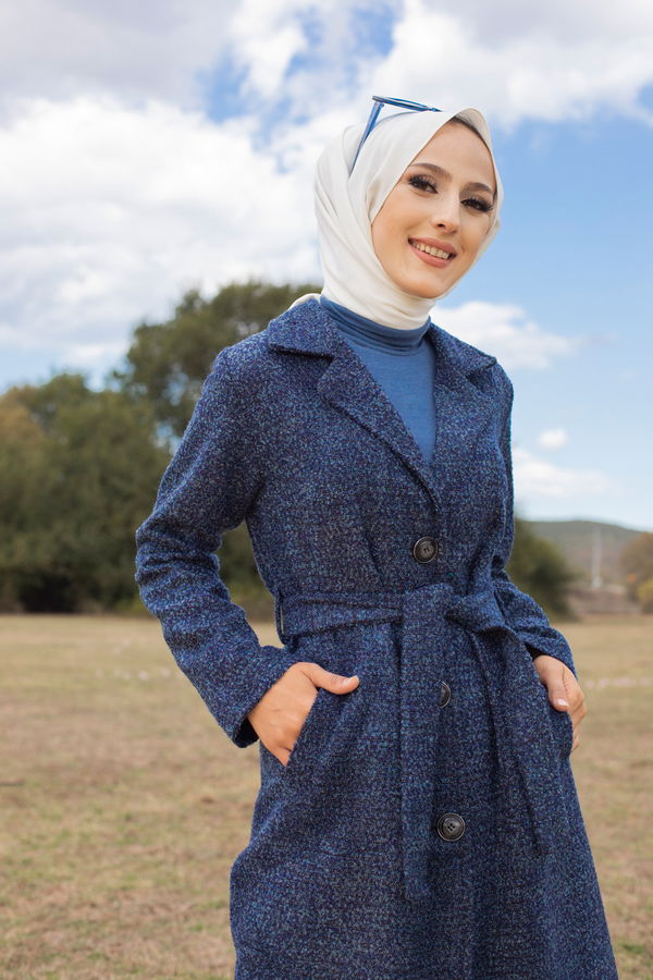9077 CEKET Mavi - 9077