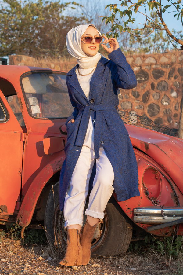 9079 CEKET Mavi - 9079 MAVİ