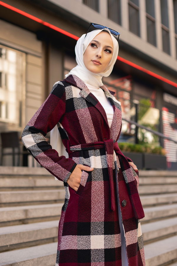9074 CEKET Bordo - 9074 BORDO