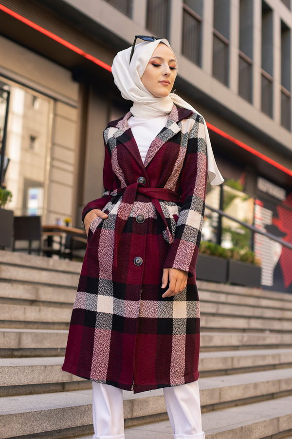 9074 CEKET Bordo - 9074 BORDO