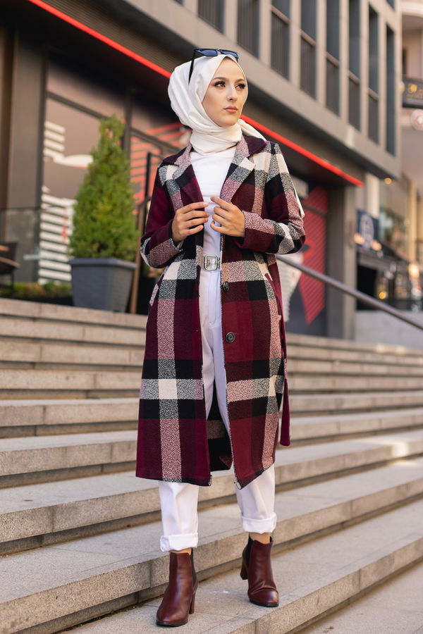 9074 CEKET Bordo - 9074 BORDO