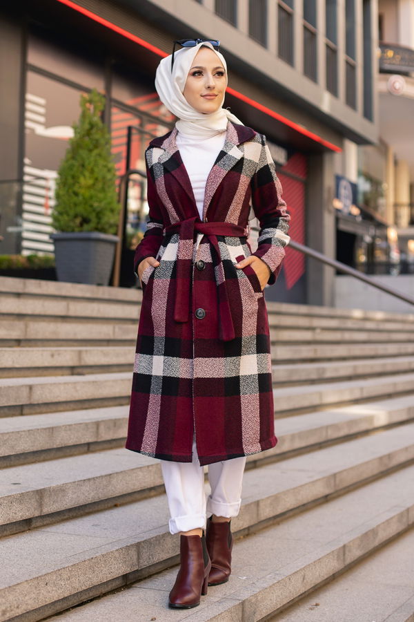 9074 CEKET Bordo - 9074 BORDO