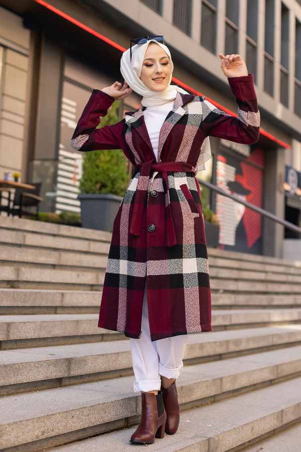 9074 CEKET Bordo - 9074 BORDO