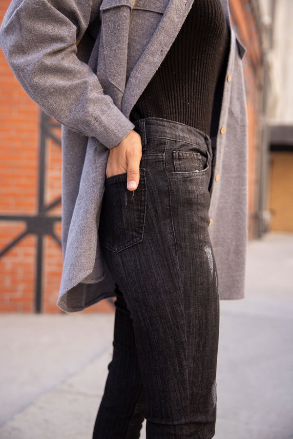 8620 KOT PANTOLON Gri - 8620