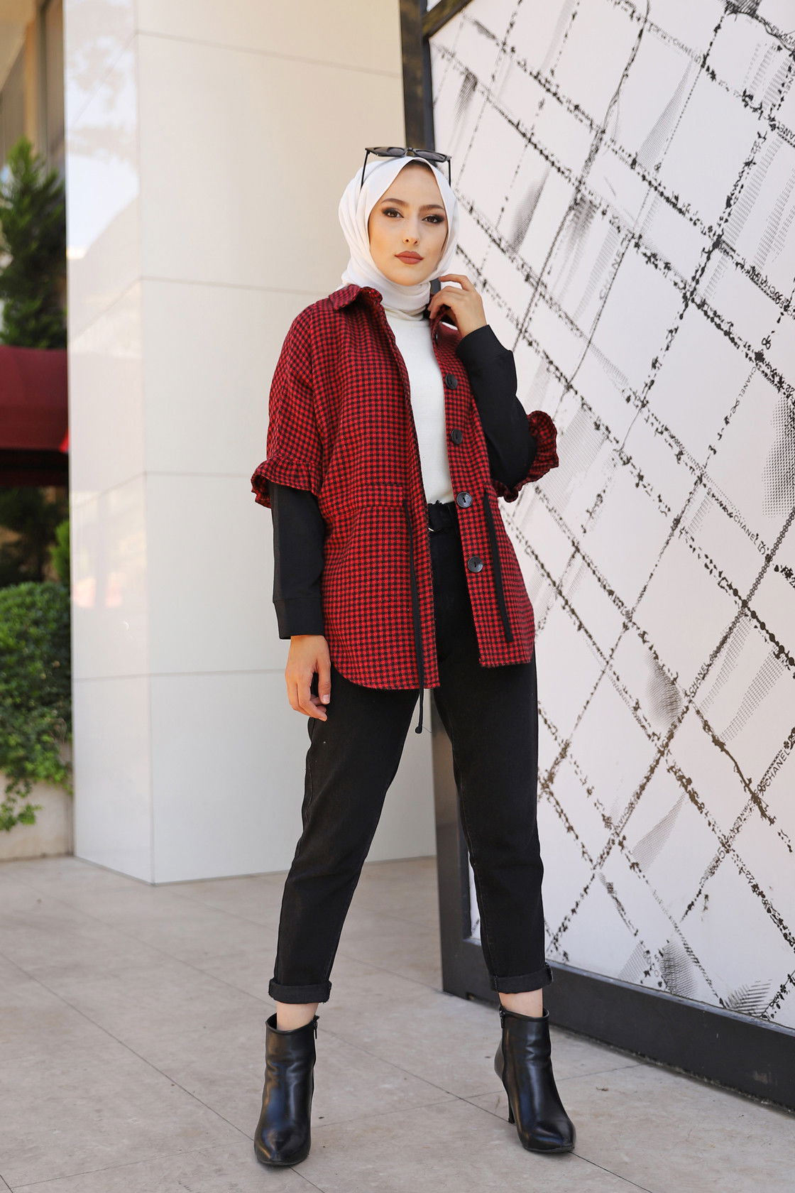 9085 CEKET Kırmızı - 9085 Kırmızı