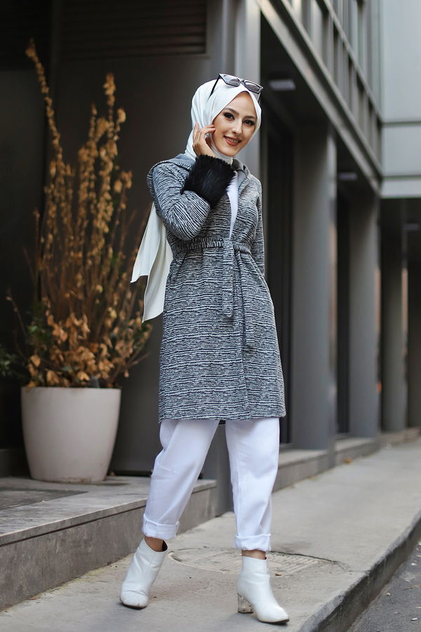 KUSAKLI KAP Gri - 8630 GRİ