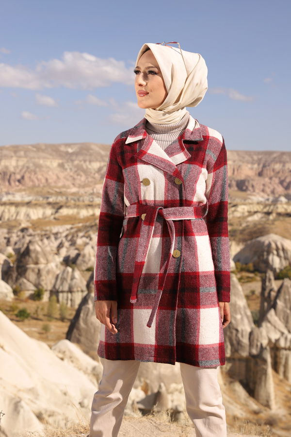 3315 KAP - Siyah - 46 Bordo - 3315