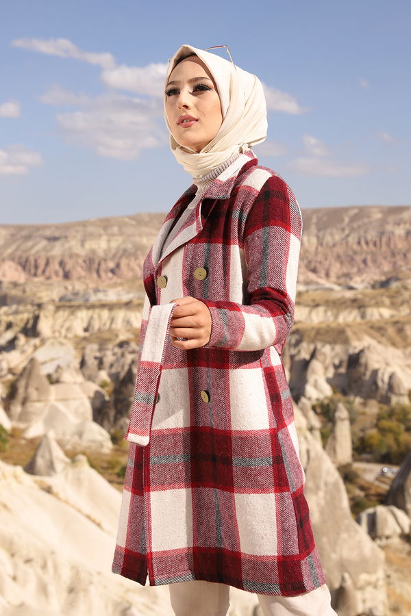 3315 KAP - Siyah - 46 Bordo - 3315