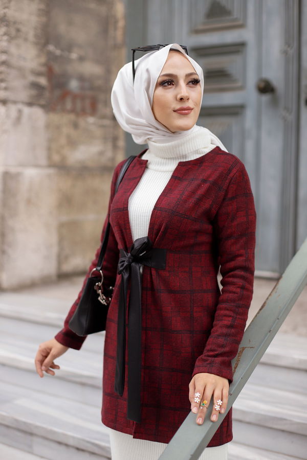3339 CEKET - Siyah Mürdüm - 46 Bordo - 3339 BORDO