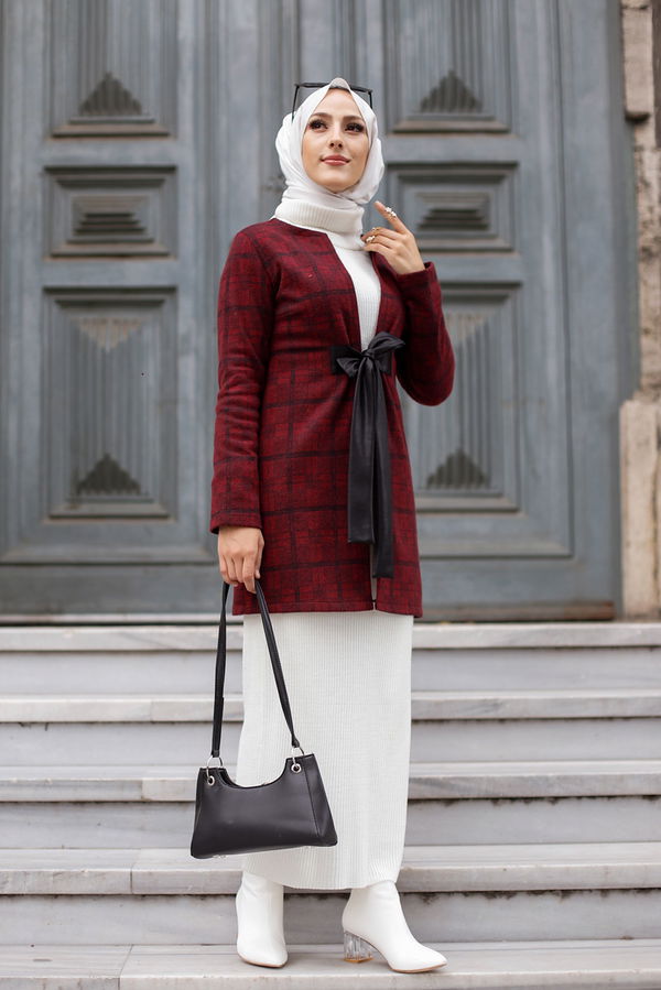 3339 CEKET - Siyah Mürdüm - 46 Bordo - 3339 BORDO