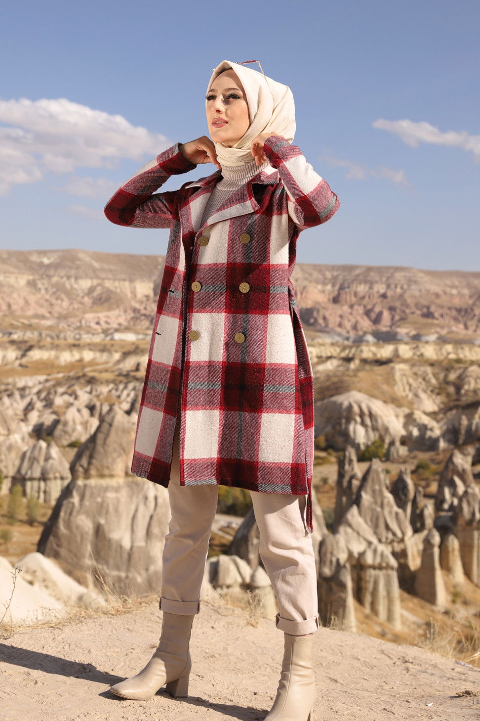3315 KAP - Siyah - 46 Bordo - 3315