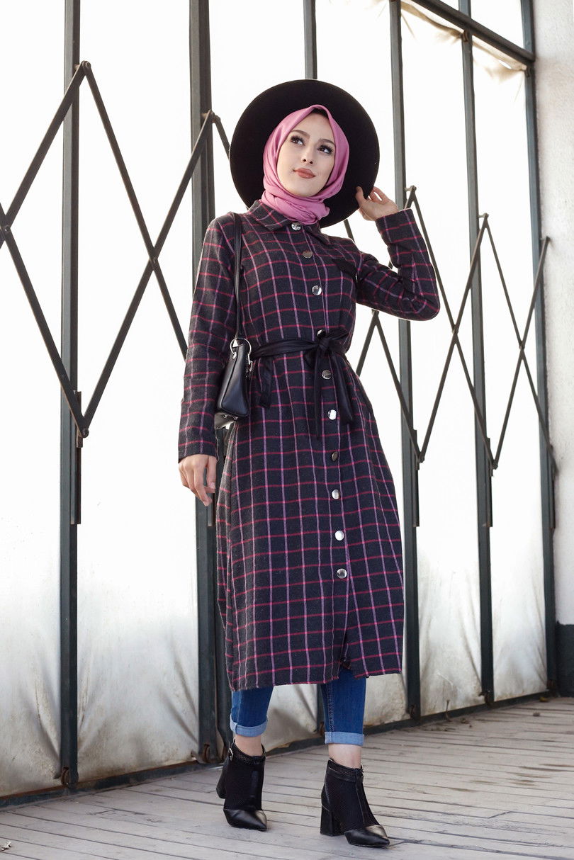 3338 TUNIK - Yeşil - 46 Antrasit - 3338