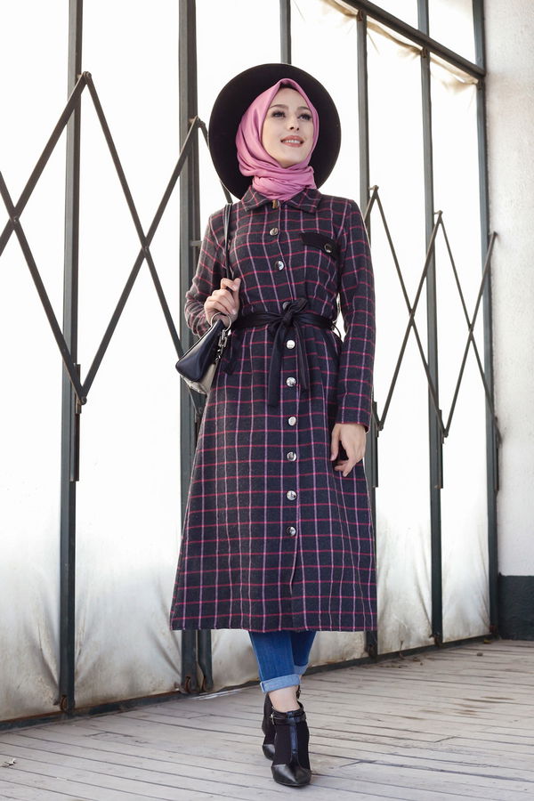 3338 TUNIK - Yeşil - 46 Antrasit - 3338