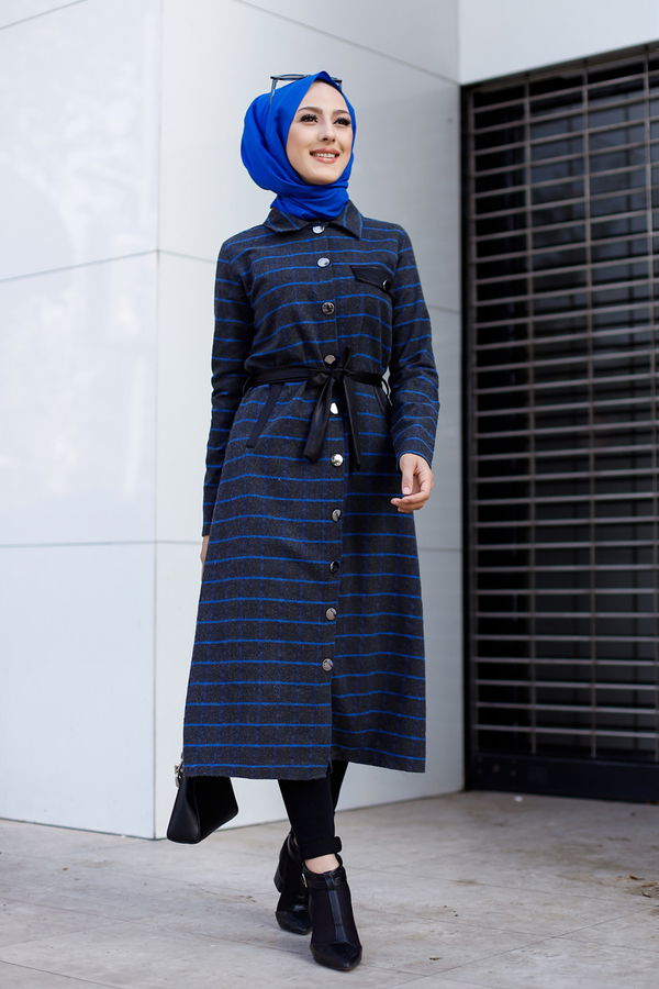 3338 TUNIK - Yeşil - 46 Antrasit - 3338 ANTRASİT