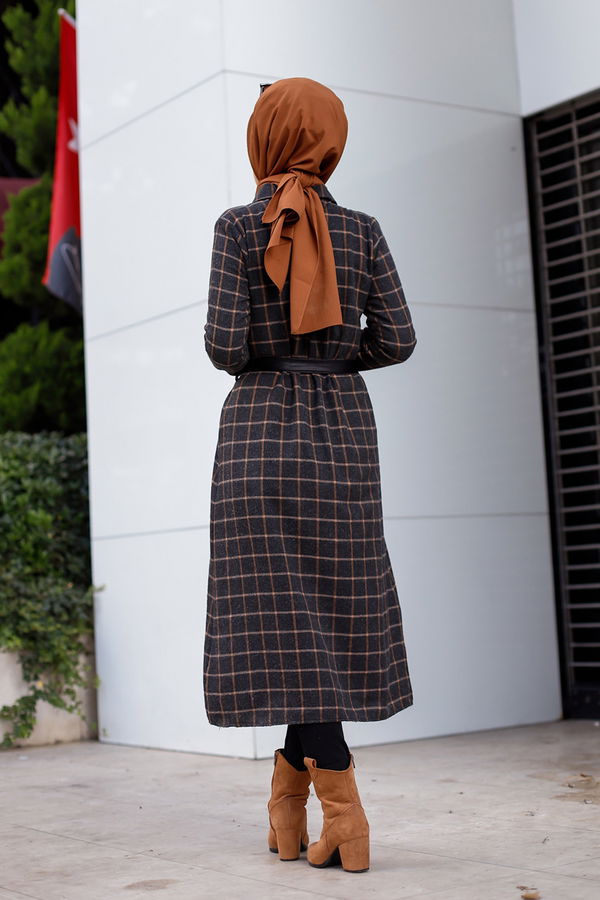 3338 TUNIK - Yeşil - 46 Antrasit - 3338