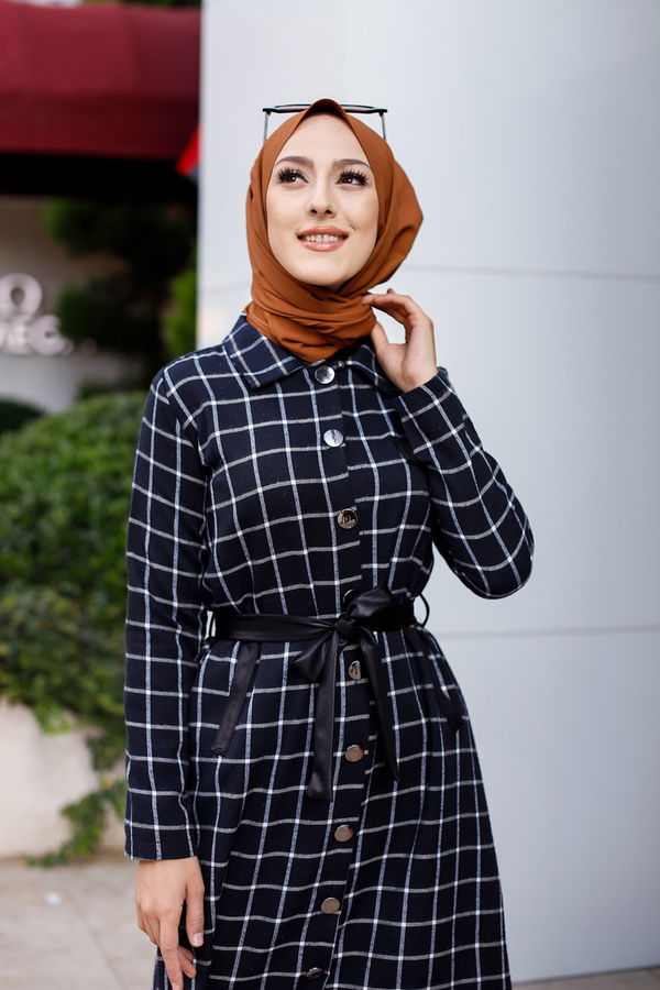 3338 TUNIK - Yeşil - 46 Lacivert - 3338 LACİVERT