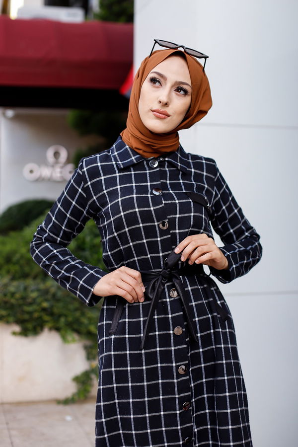 3338 TUNIK - Yeşil - 46 Lacivert - 3338 LACİVERT