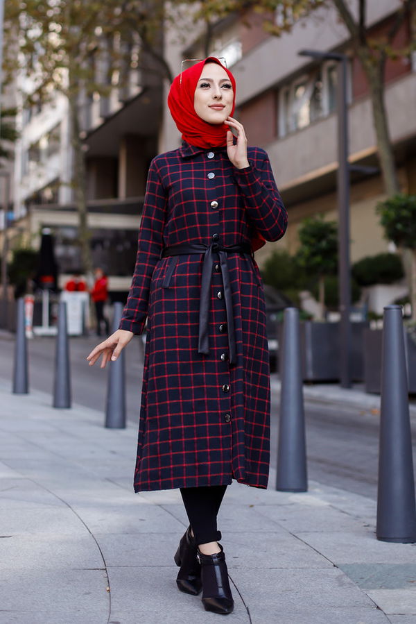 3338 TUNIK - Yeşil - 46 Lacivert - 3338 LACİVERT