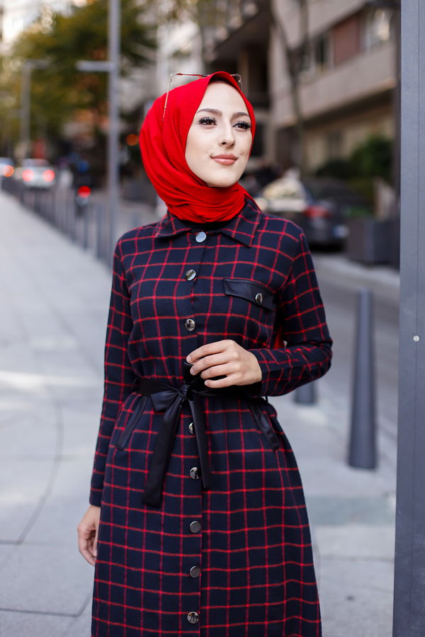 3338 TUNIK - Yeşil - 46 Lacivert - 3338 LACİVERT