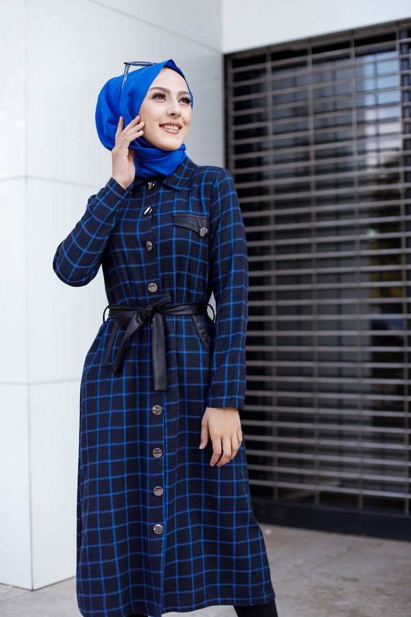 3338 TUNIK - Yeşil - 46 Lacivert - 3338 LACİVERT