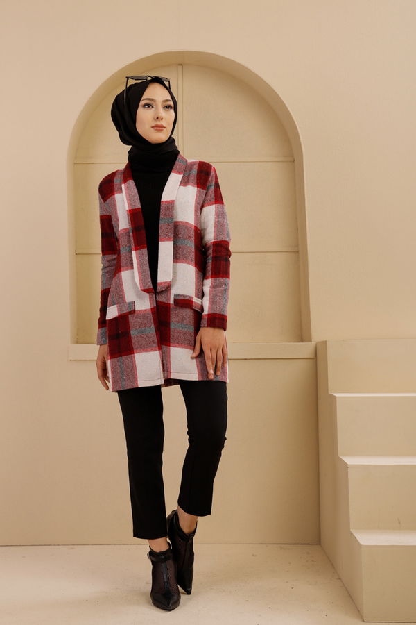 3389 CEKET Bordo - 3389