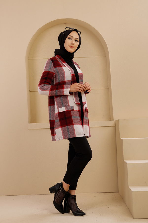 3389 CEKET Bordo - 3389