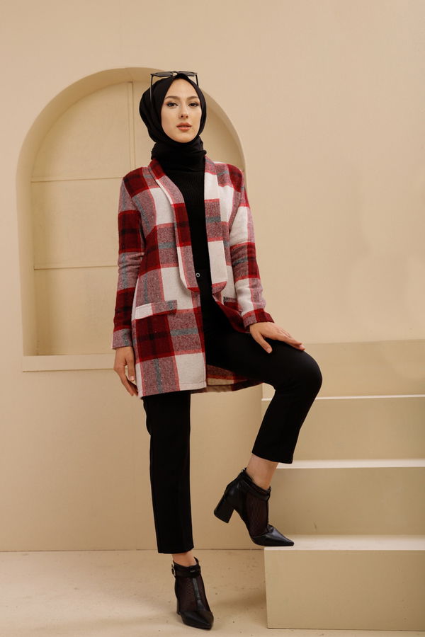 3389 CEKET Bordo - 3389