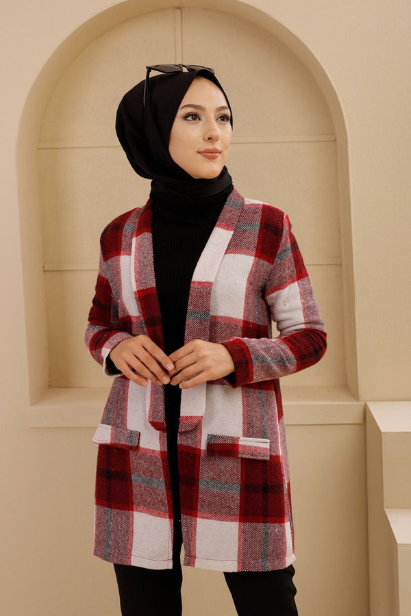3389 CEKET Bordo - 3389