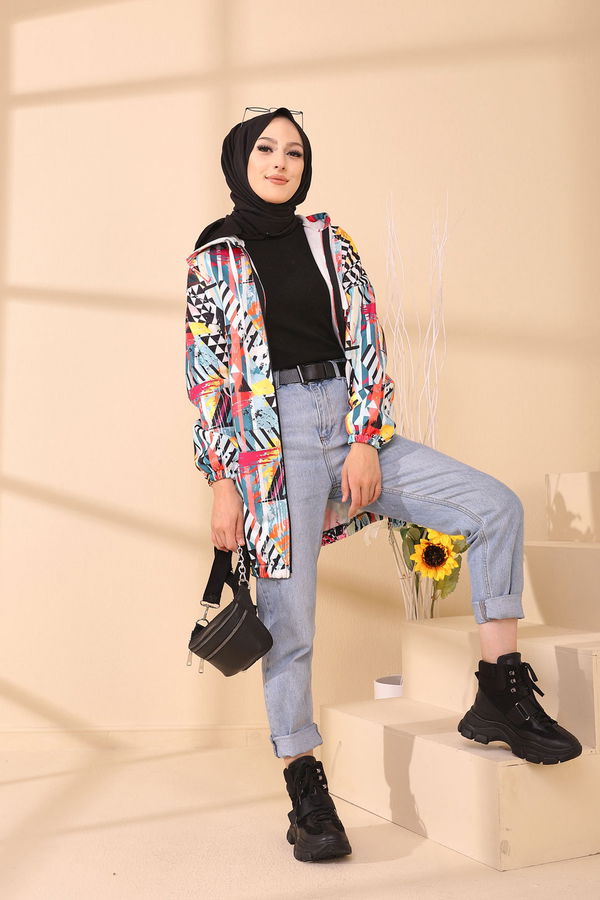 9127 FERMUARLI HIRKA Beyaz - 9127