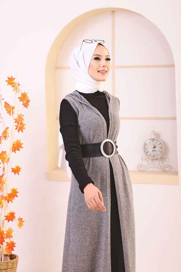 3405 YELEK Gri - 3405 GRİ