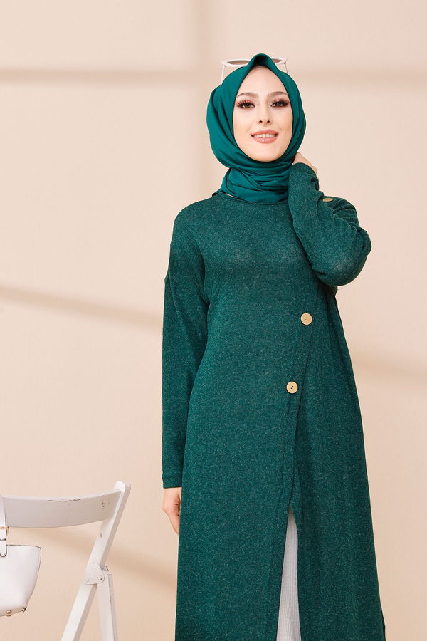 3422 ELBISE Yeşil - 3422 YEŞİL