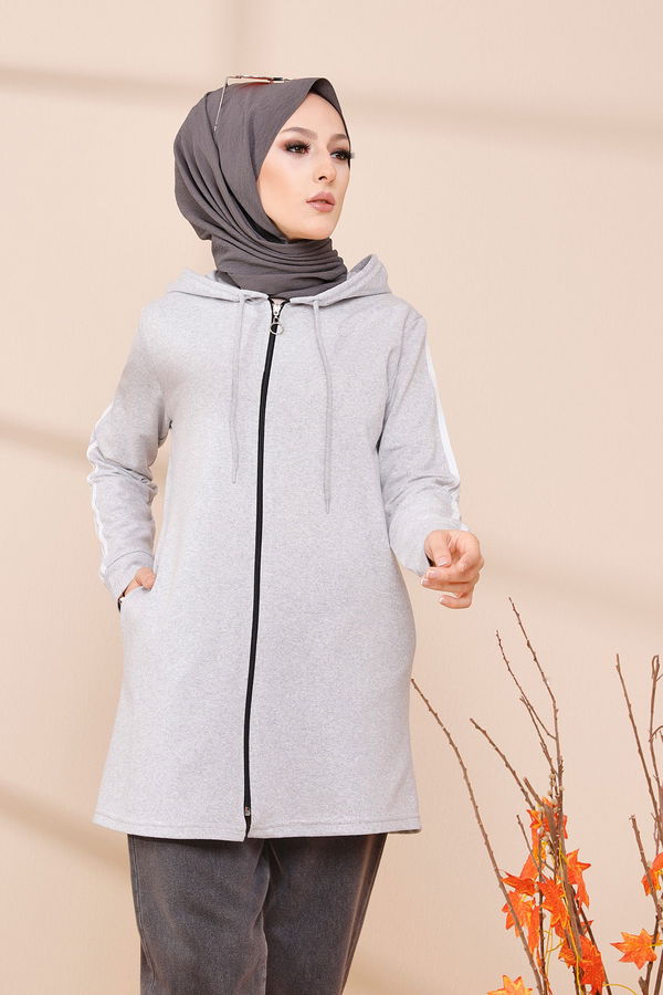 FERMUARLI HIRKA Gri - 4171 GRİ