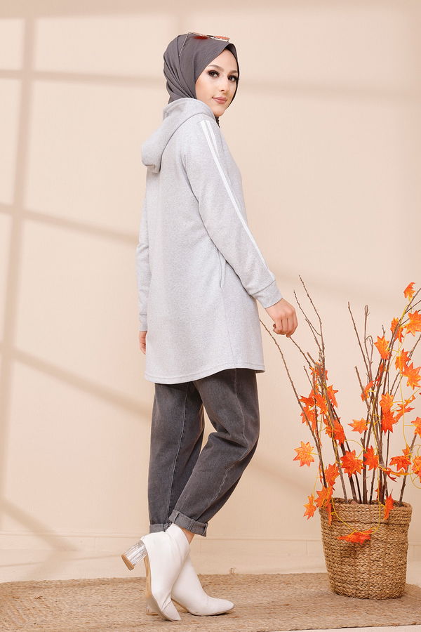 FERMUARLI HIRKA Gri - 4171 GRİ