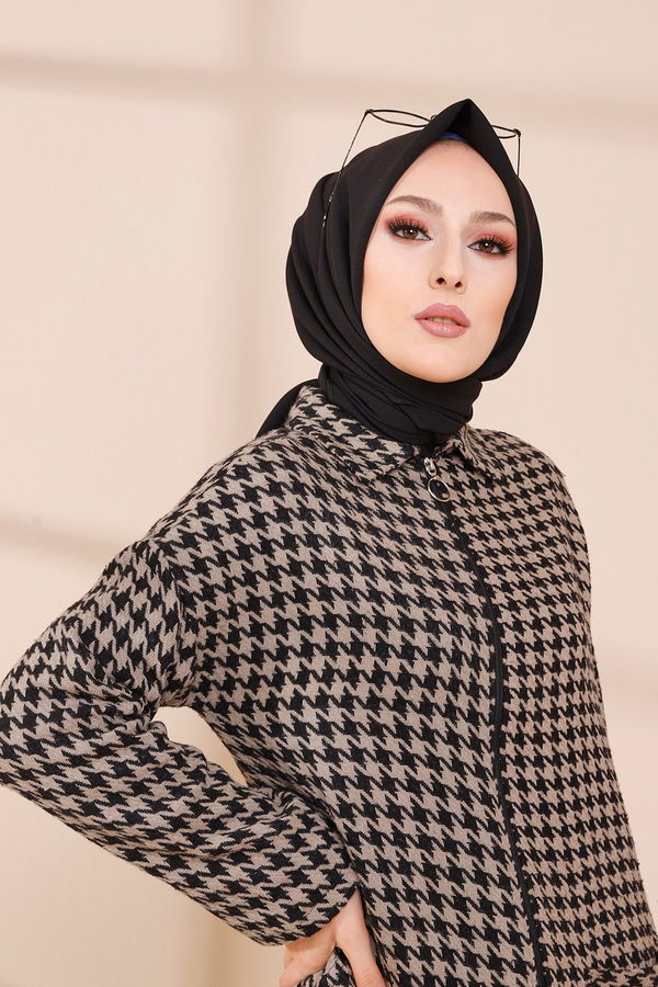 FERMUARLI CEKET Siyah - 3453