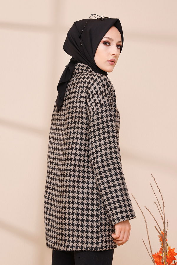 FERMUARLI CEKET Siyah - 3453