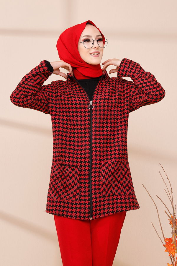 FERMUARLI CEKET Siyah - 3453 SİYAH