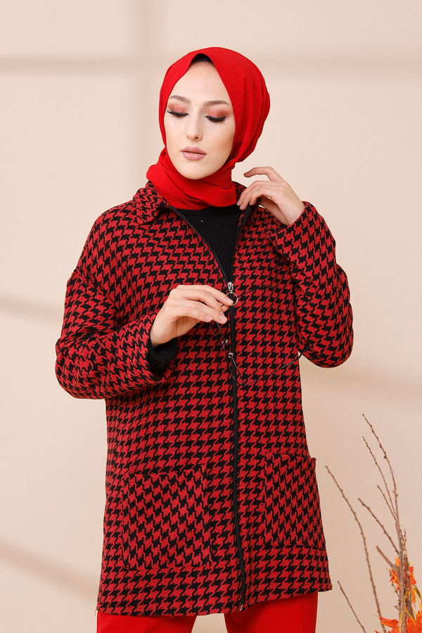 FERMUARLI CEKET Siyah - 3453 SİYAH