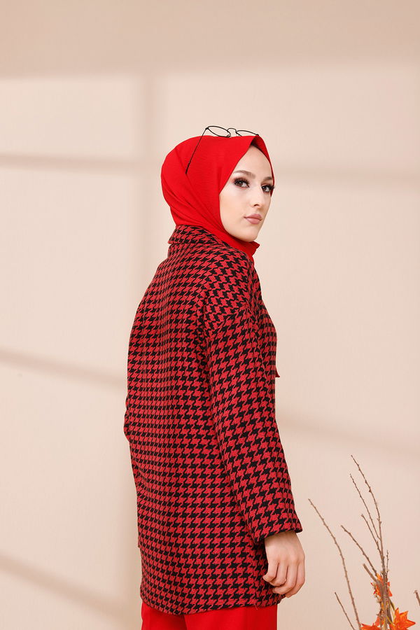 FERMUARLI CEKET Siyah - 3453 SİYAH