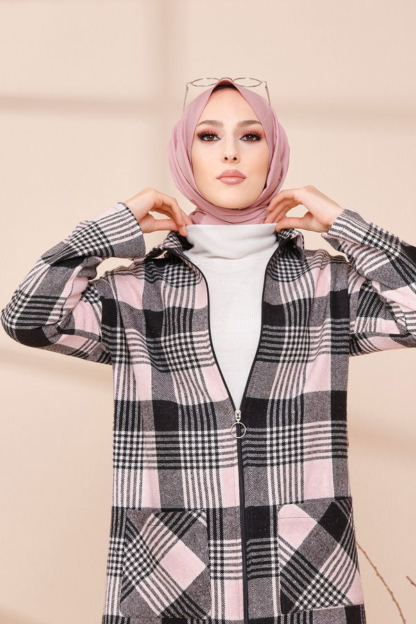 FERMUARLI CEKET Pembe - 3453 PEMBE