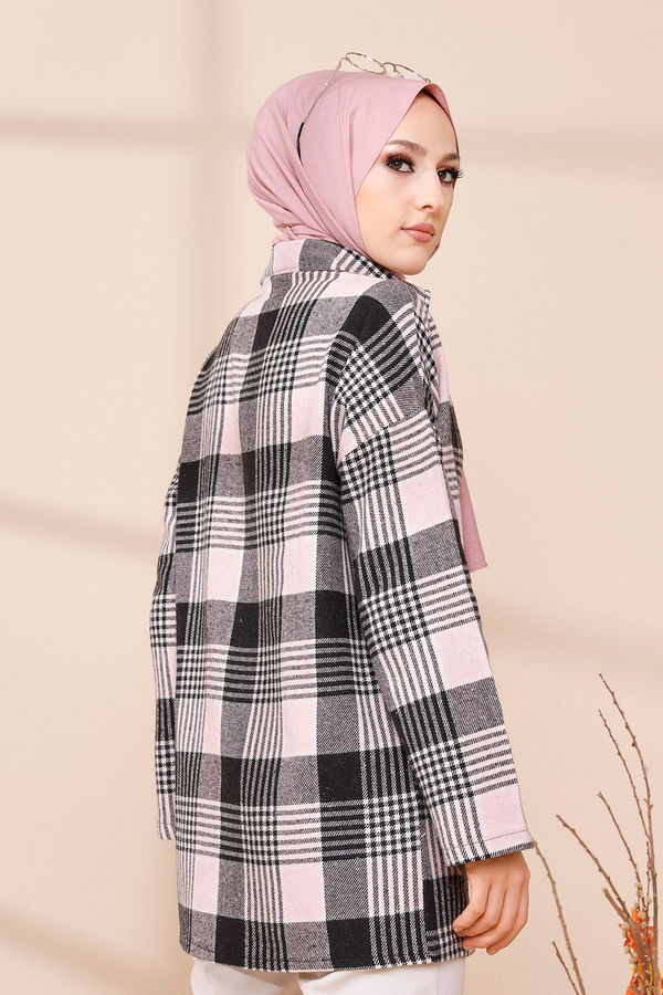 FERMUARLI CEKET Pembe - 3453 PEMBE