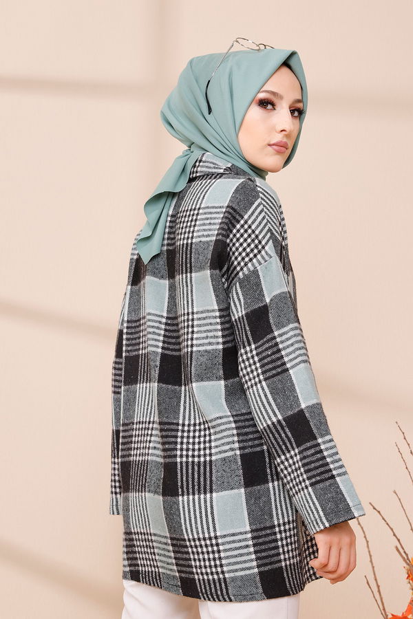 FERMUARLI CEKET Yeşil - 3453 YEŞİL