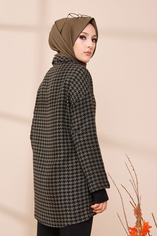 FERMUARLI CEKET Haki - 3453 HAKİ