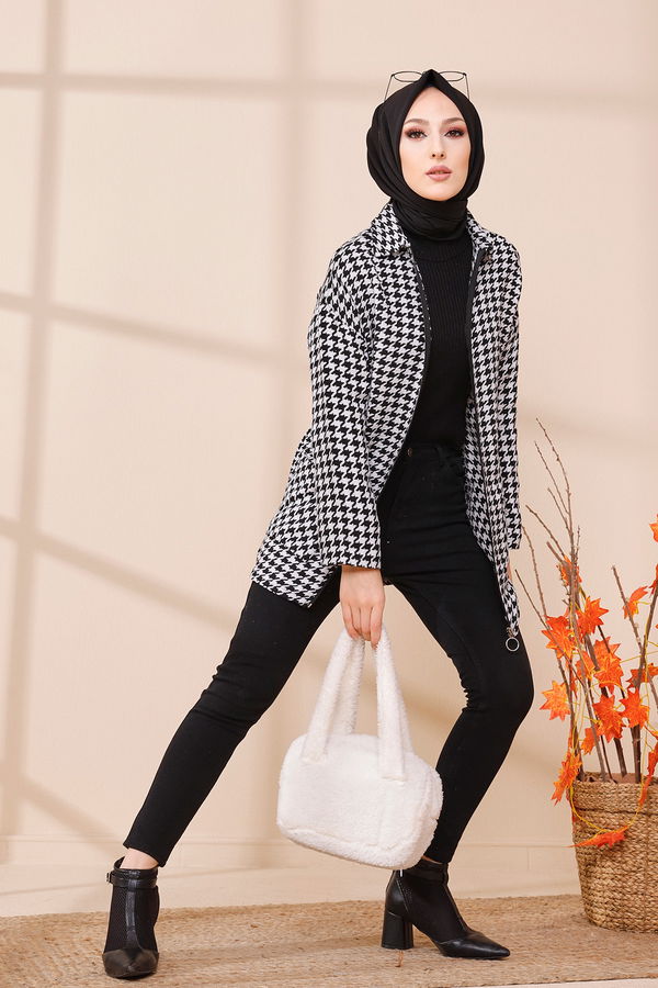 FERMUARLI CEKET Beyaz - 3453 BEYAZ