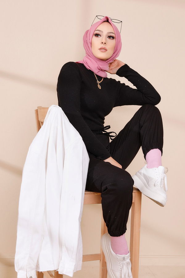 PANTOLON Siyah - 8673 SİYAH