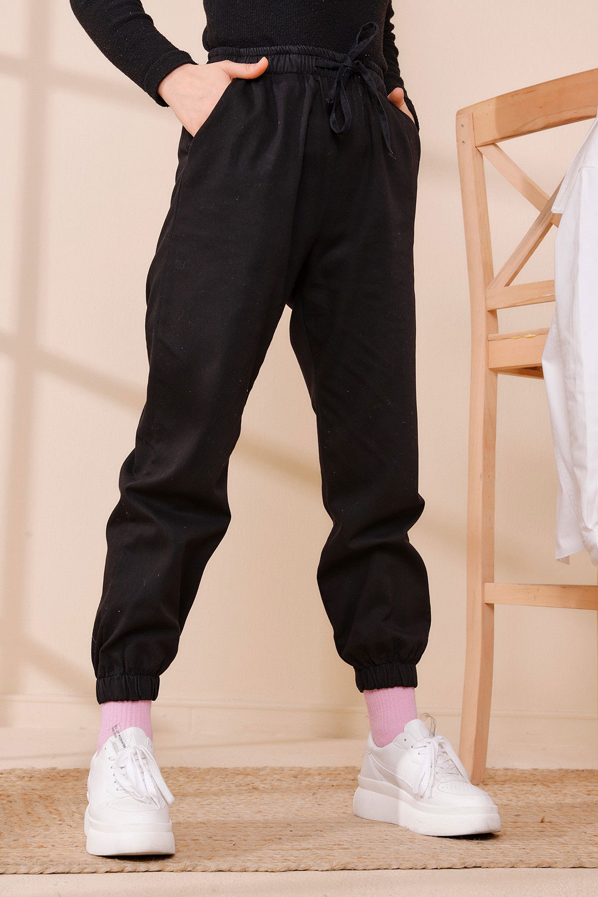 PANTOLON Siyah - 8673 SİYAH