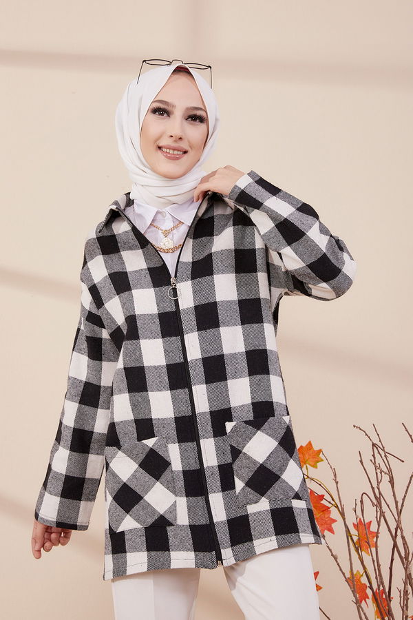 FERMUARLI CEKET Ekru - 3453 EKRU