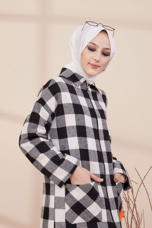 FERMUARLI CEKET Ekru - 3453 EKRU