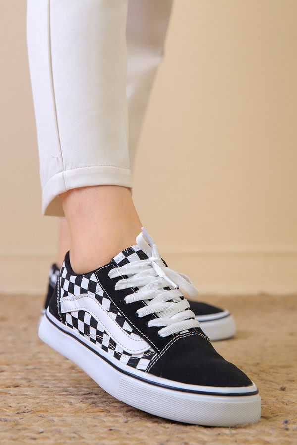 Kadın Siyah VANS AYAKKABI - 8694 SİYAH