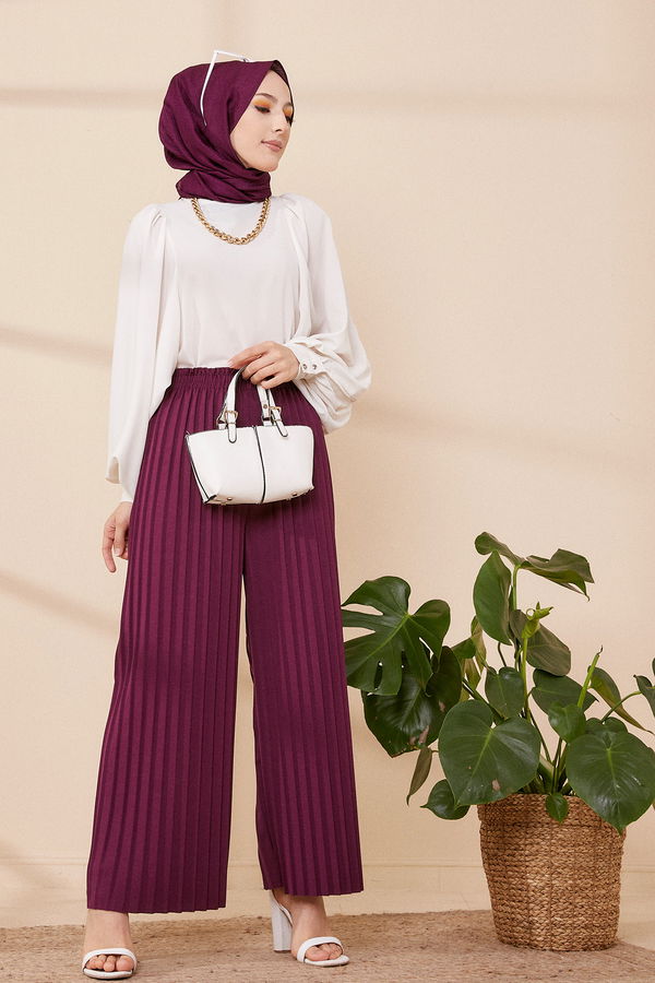 PILISELI PANTOLON Mürdüm - 8705